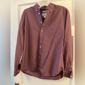 Solid Dress Shirt red/maroon